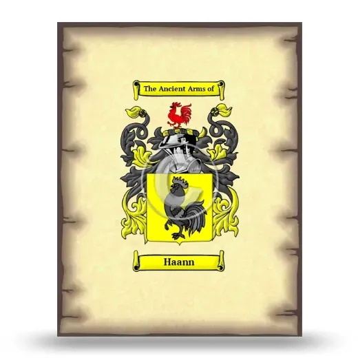 Haann Coat of Arms Print