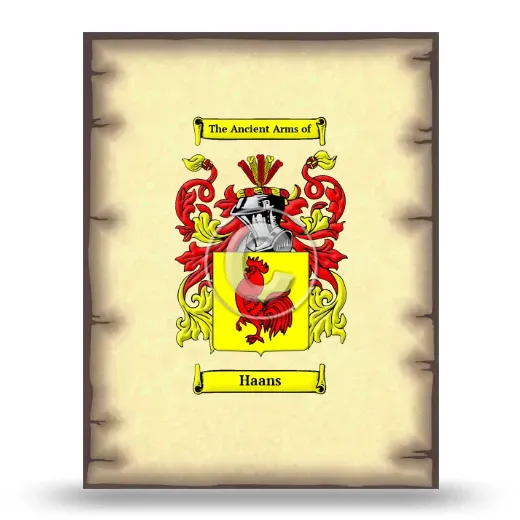 Haans Coat of Arms Print