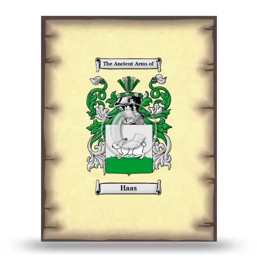 Haas Coat of Arms Print