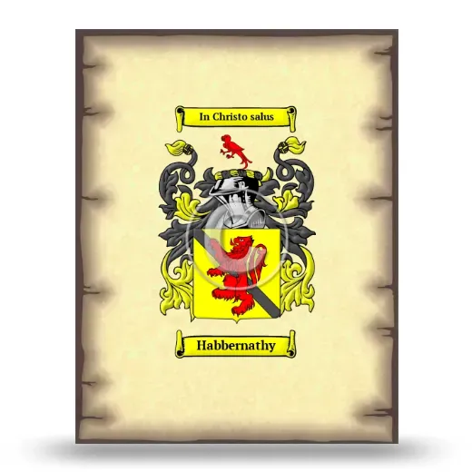 Habbernathy Coat of Arms Print