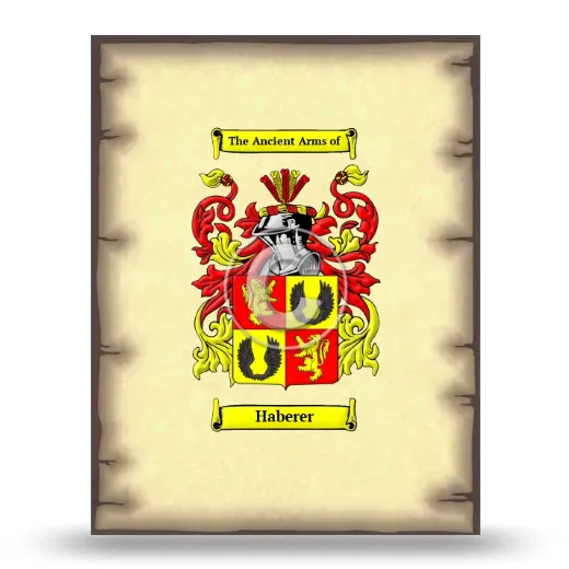 Haberer Coat of Arms Print
