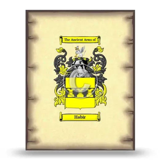 Habir Coat of Arms Print