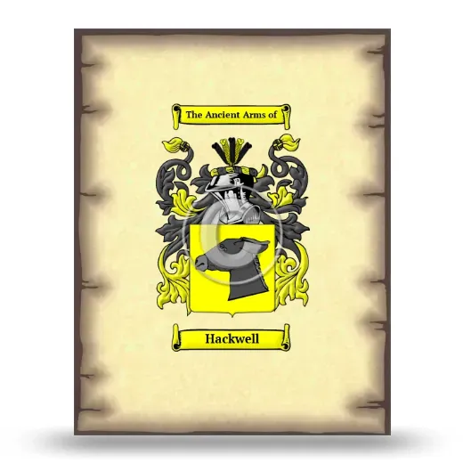 Hackwell Coat of Arms Print