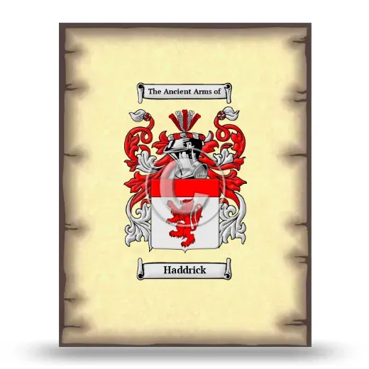 Haddrick Coat of Arms Print
