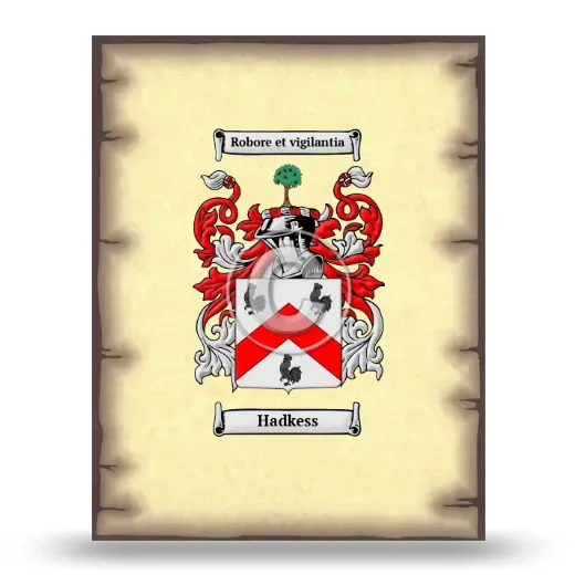 Hadkess Coat of Arms Print