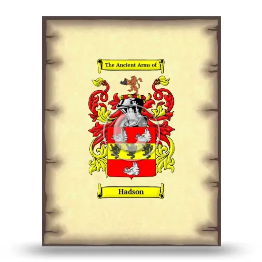 Hadson Coat of Arms Print