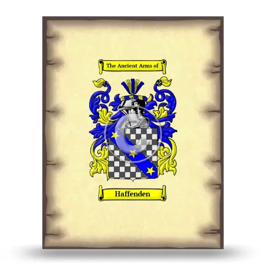 Haffenden Coat of Arms Print