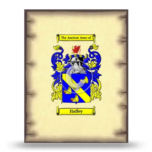 Haffey Coat of Arms Print