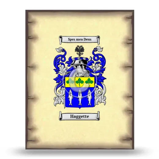 Haggette Coat of Arms Print