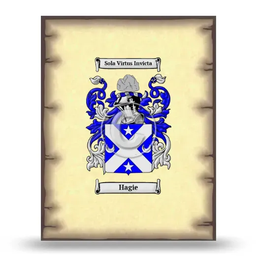 Hagie Coat of Arms Print