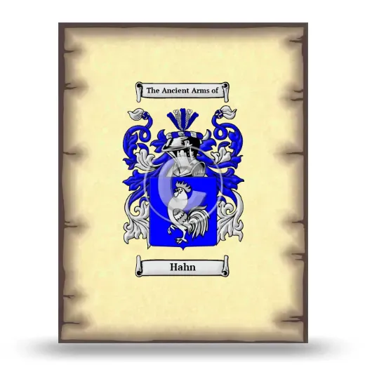 Hahn Coat of Arms Print