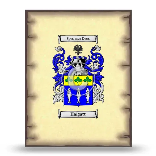 Haigatt Coat of Arms Print