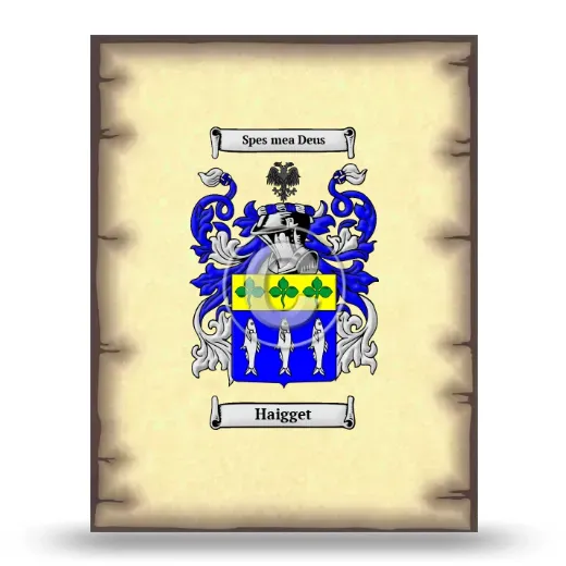 Haigget Coat of Arms Print