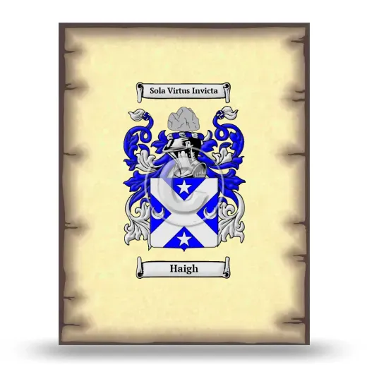 Haigh Coat of Arms Print