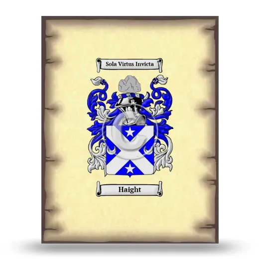 Haight Coat of Arms Print
