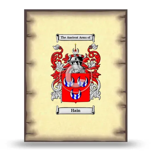 Hain Coat of Arms Print