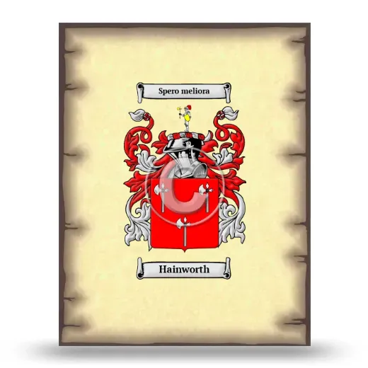 Hainworth Coat of Arms Print