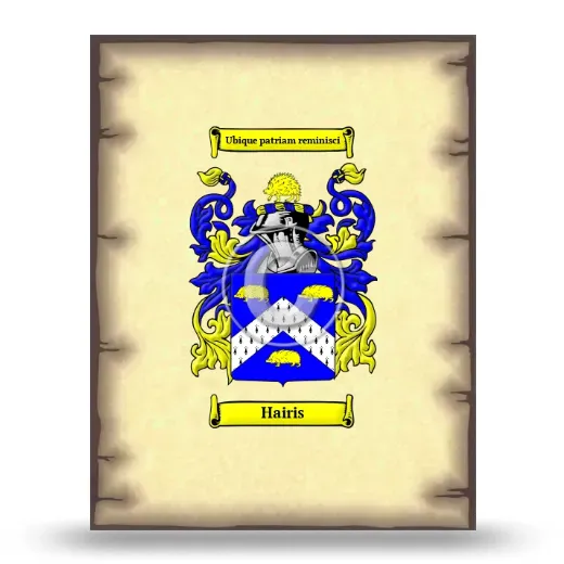 Hairis Coat of Arms Print