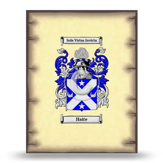 Haite Coat of Arms Print