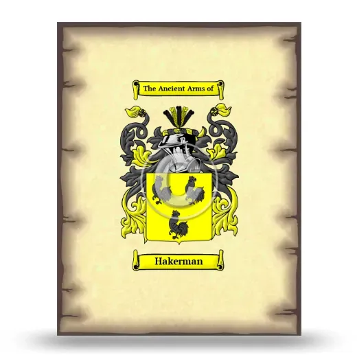 Hakerman Coat of Arms Print