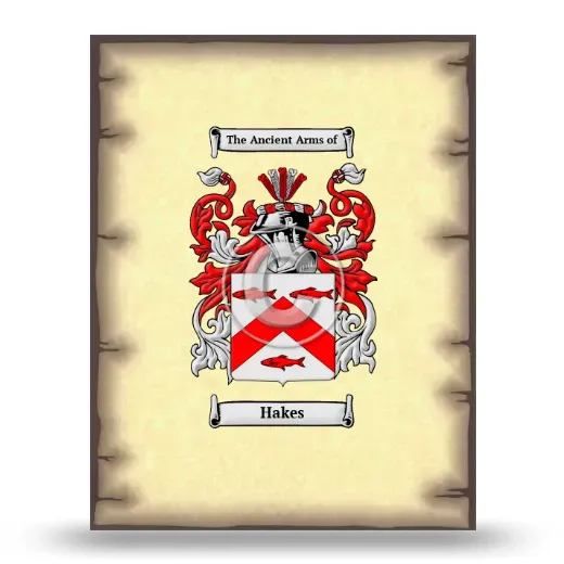 Hakes Coat of Arms Print