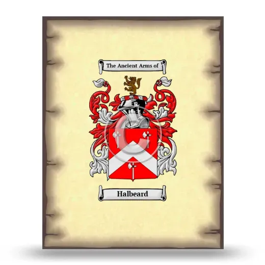Halbeard Coat of Arms Print
