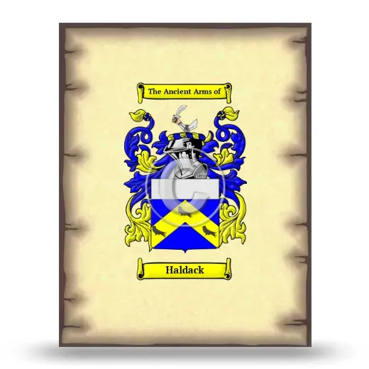 Haldack Coat of Arms Print