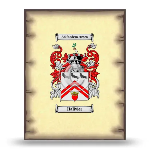 Halivier Coat of Arms Print