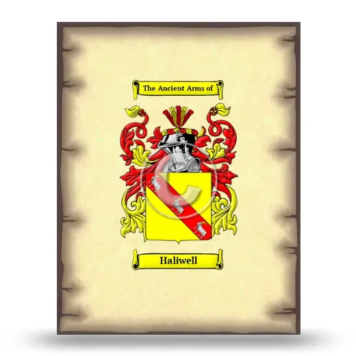 Haliwell Coat of Arms Print