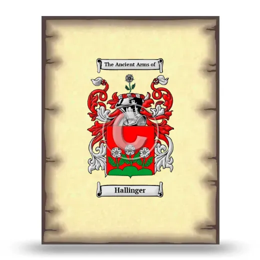 Hallinger Coat of Arms Print