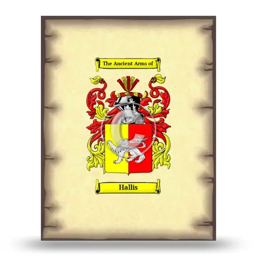 Hallis Coat of Arms Print