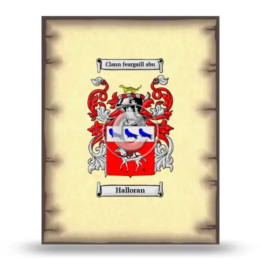 Halloran Coat of Arms Print