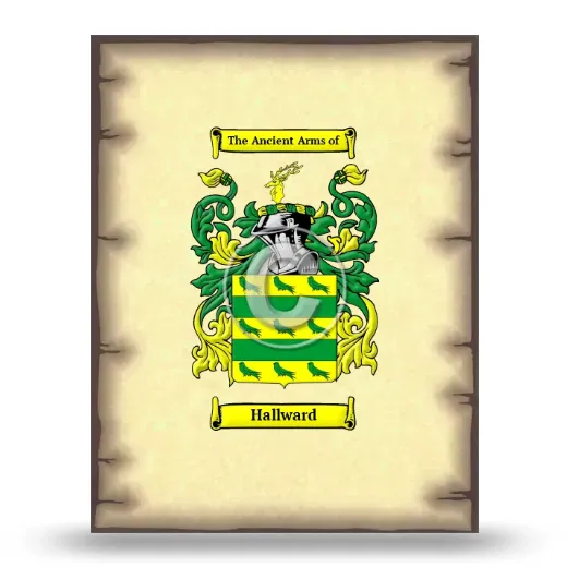 Hallward Coat of Arms Print