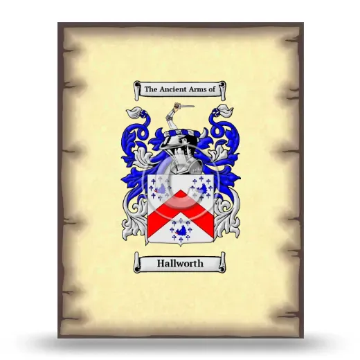Hallworth Coat of Arms Print