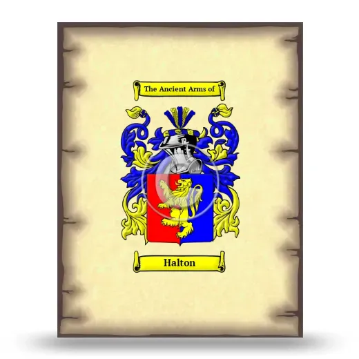 Halton Coat of Arms Print