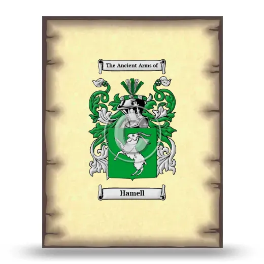 Hamell Coat of Arms Print