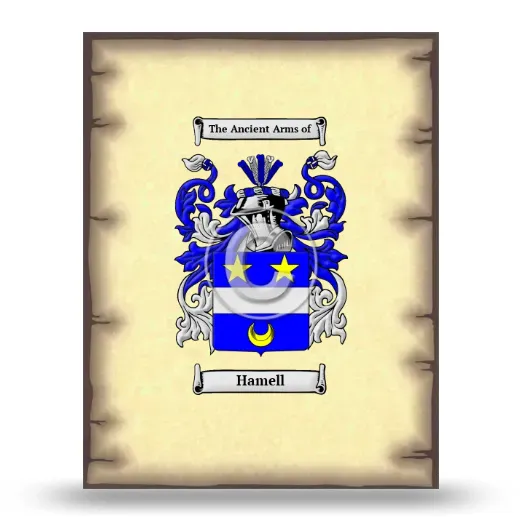 Hamell Coat of Arms Print