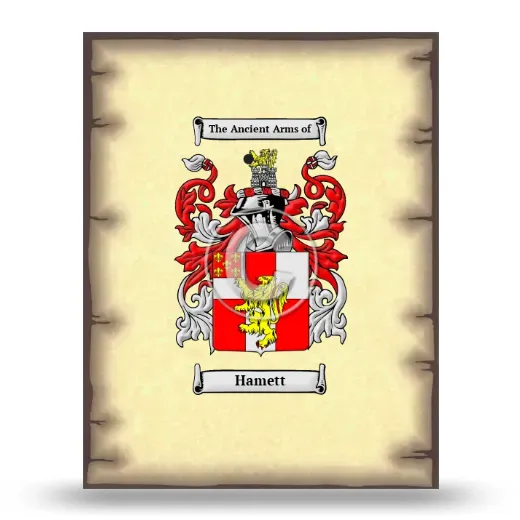 Hamett Coat of Arms Print