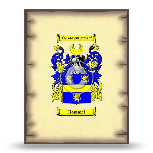 Hammel Coat of Arms Print