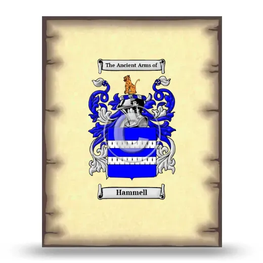 Hammell Coat of Arms Print