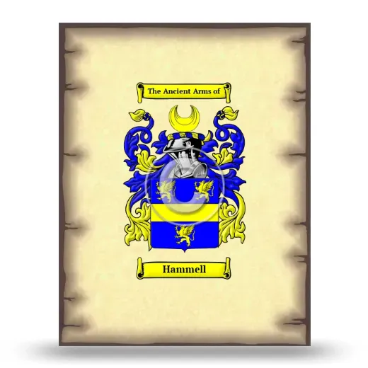 Hammell Coat of Arms Print