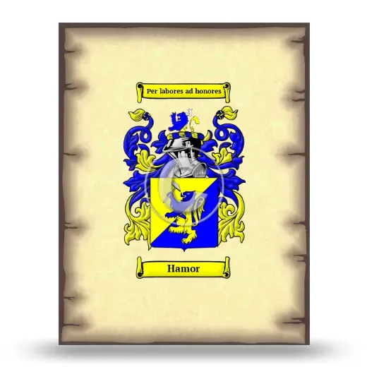Hamor Coat of Arms Print
