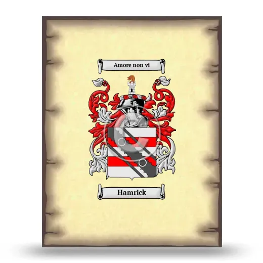 Hamrick Coat of Arms Print