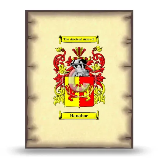 Hanahoe Coat of Arms Print