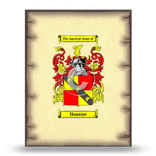Haname Coat of Arms Print