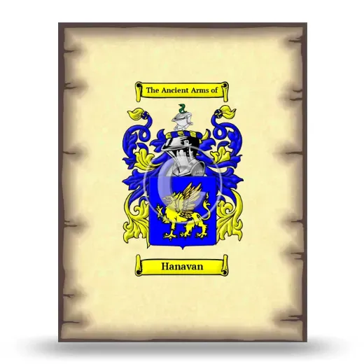 Hanavan Coat of Arms Print