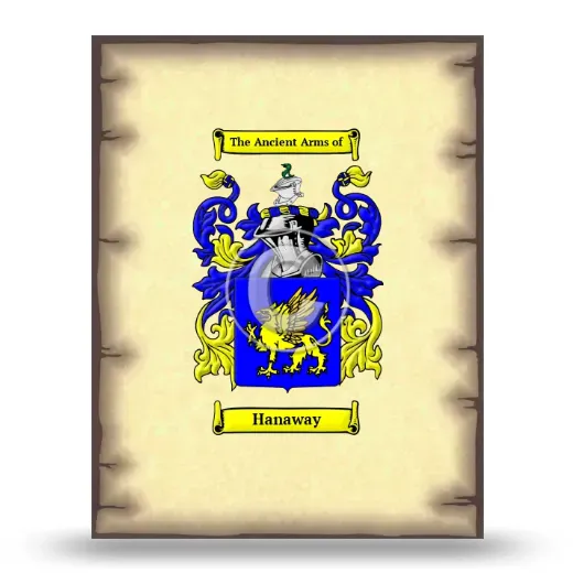 Hanaway Coat of Arms Print