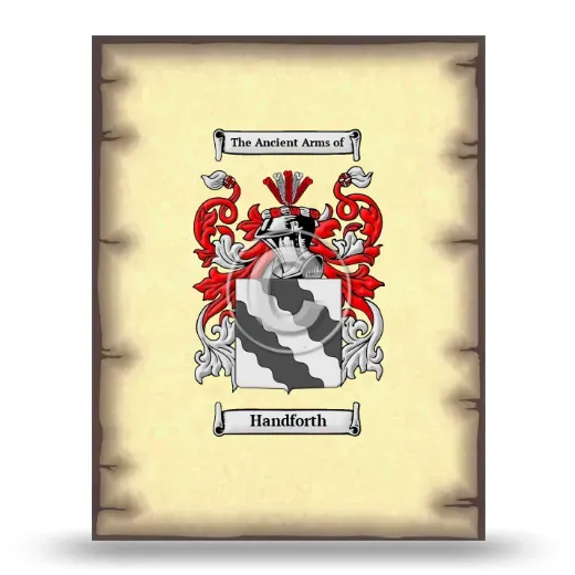 Handforth Coat of Arms Print