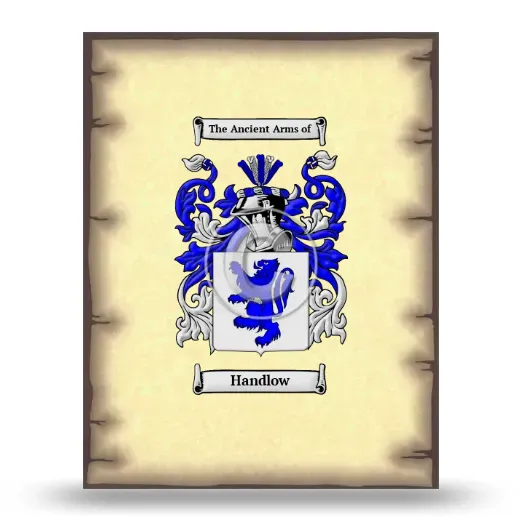Handlow Coat of Arms Print