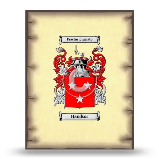Handsor Coat of Arms Print
